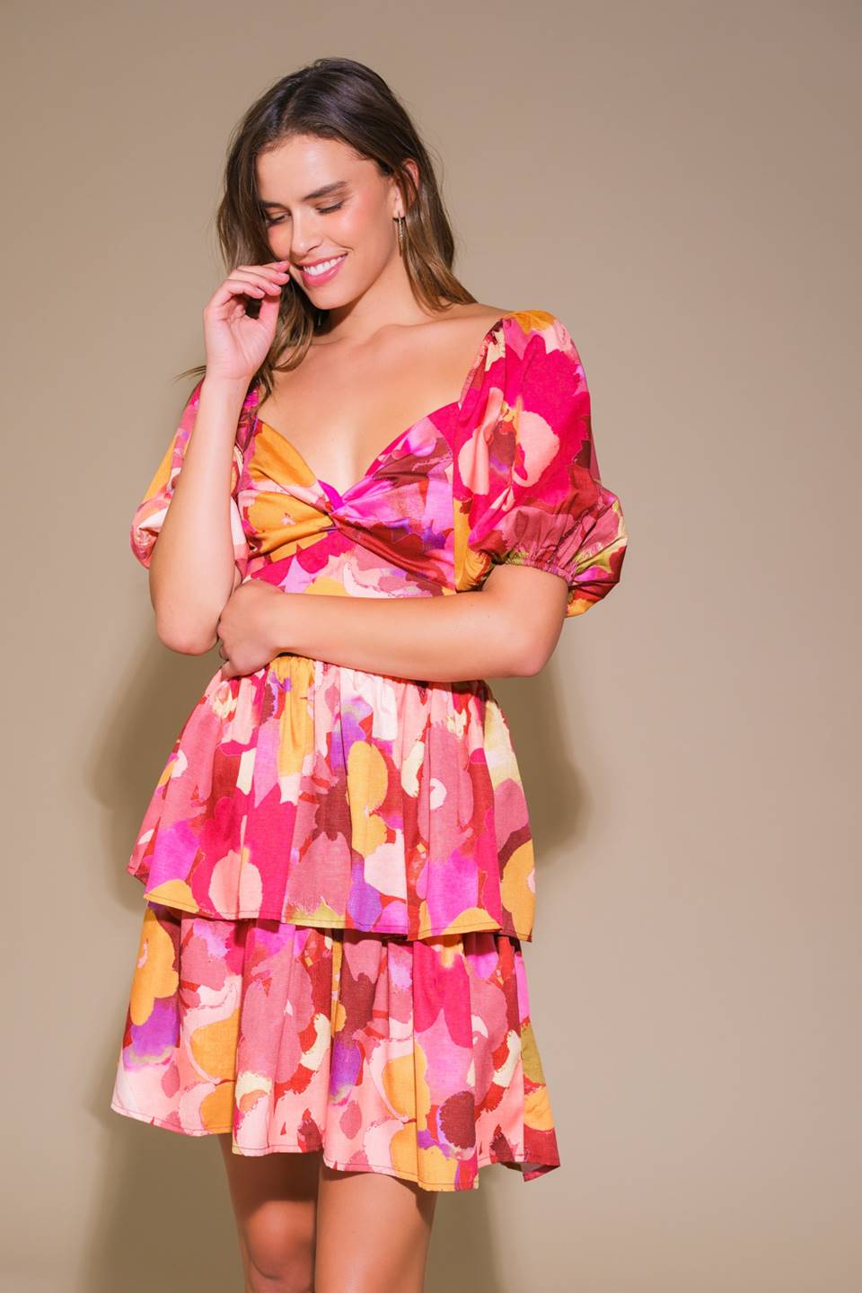 MINIVESTIDO TEJIDO DE BELLEZA CAPRICHOSA