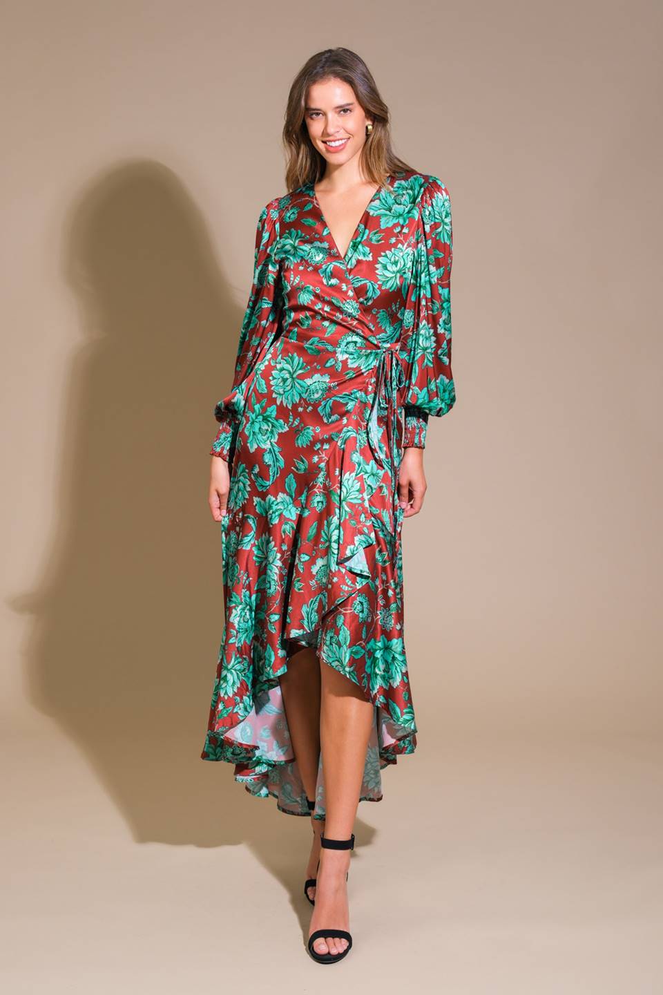 VESTIDO MAXI TECIDO SHEER PASSION