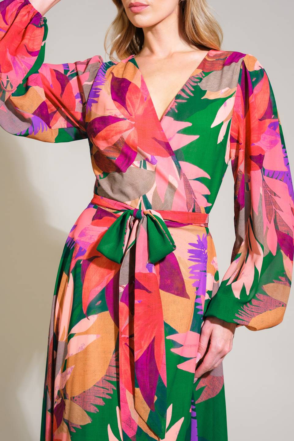 VESTIDO MAXI HONEY HUG TECIDO