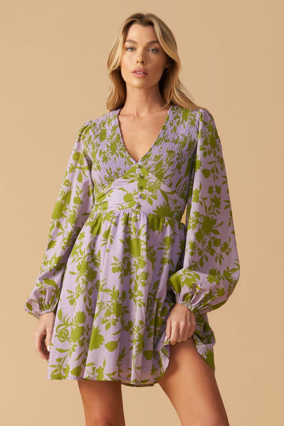 WINGS OF A DREAM WOVEN MINI DRESS - MaraFormigone