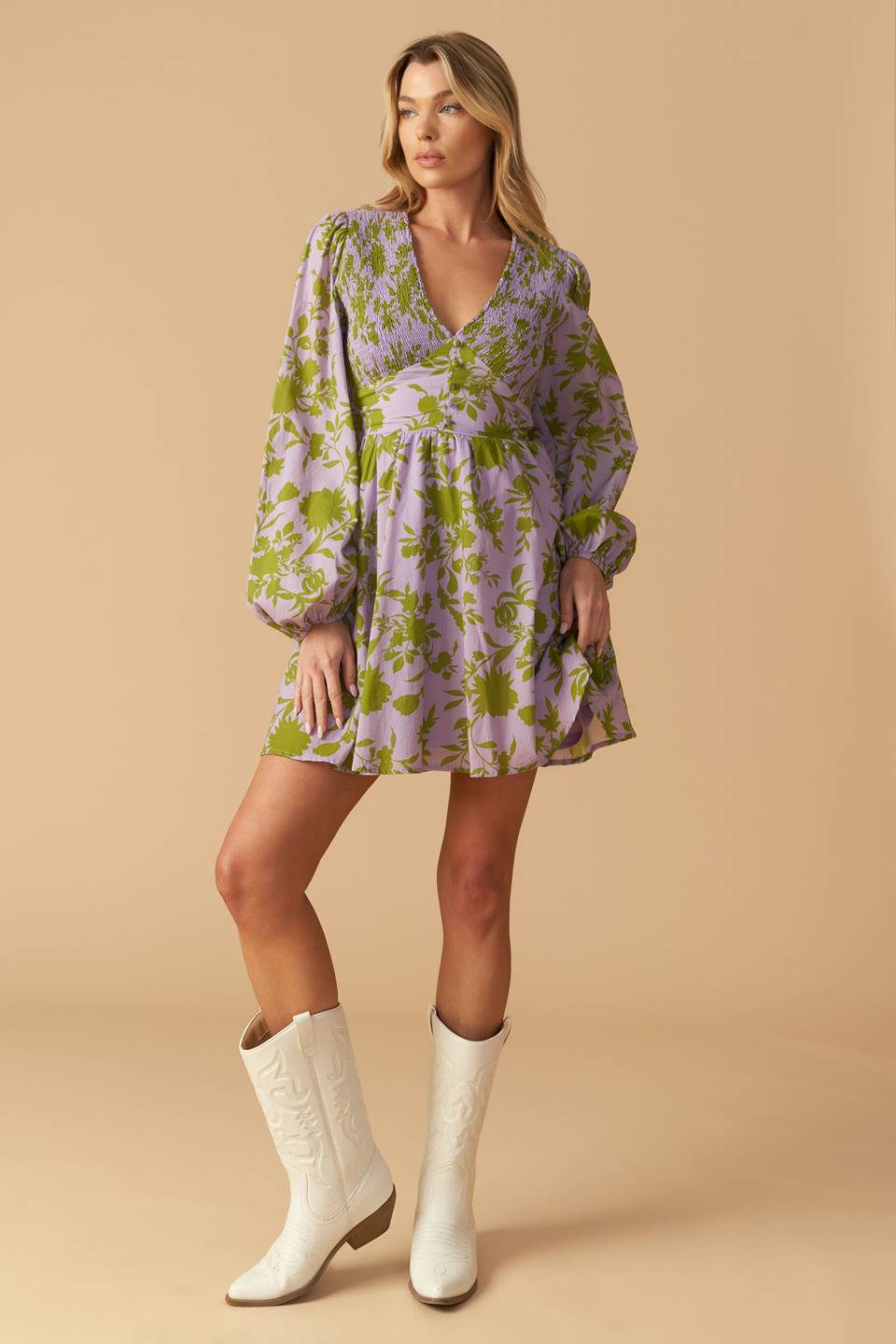 WINGS OF A DREAM WOVEN MINI DRESS - MaraFormigone