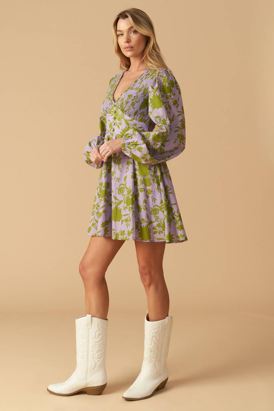 WINGS OF A DREAM WOVEN MINI DRESS - MaraFormigone