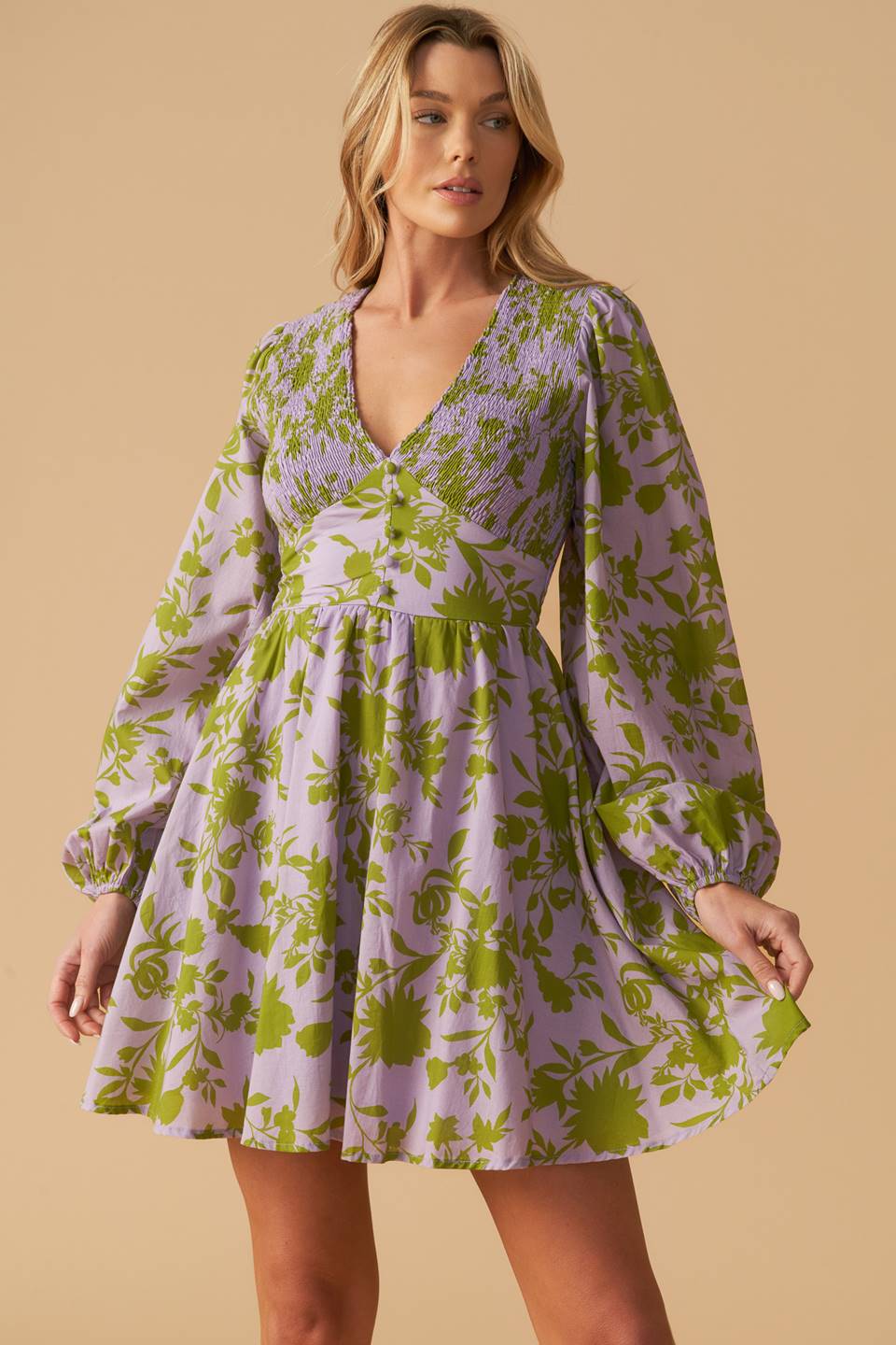 WINGS OF A DREAM WOVEN MINI DRESS - MaraFormigone