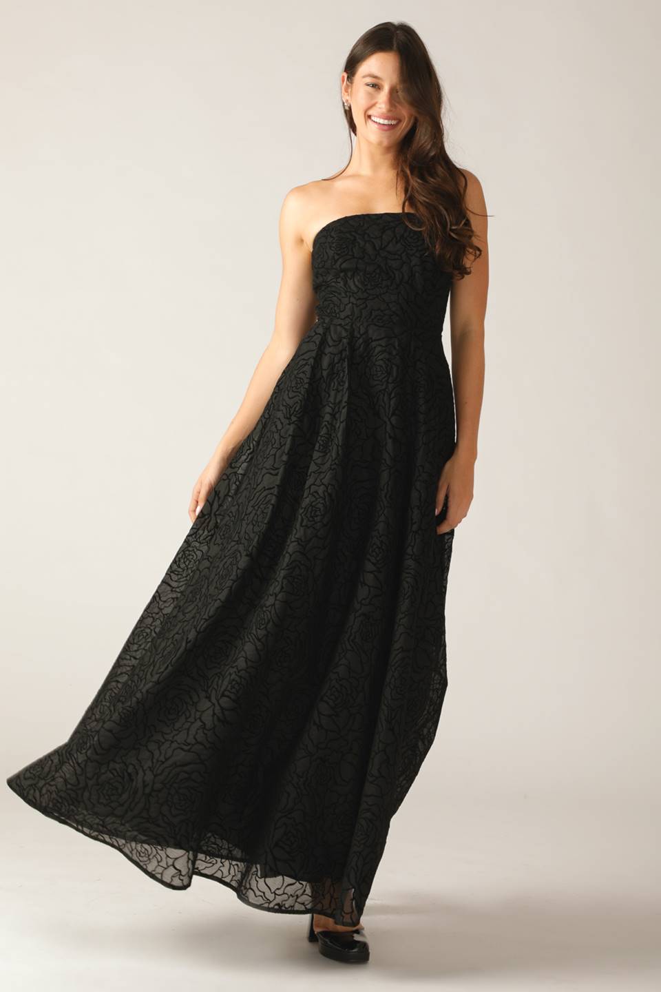 SEARCHING FOR LOVE WOVEN MAXI DRESS - MaraFormigone