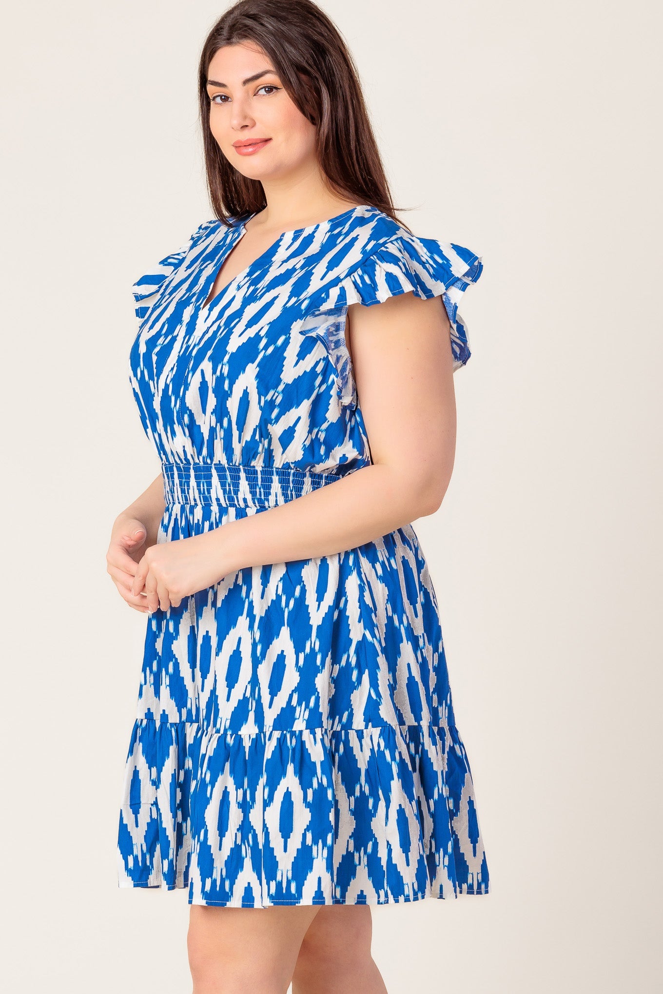 A PERFECT MATCH WOVEN MINI DRESS - MaraFormigone