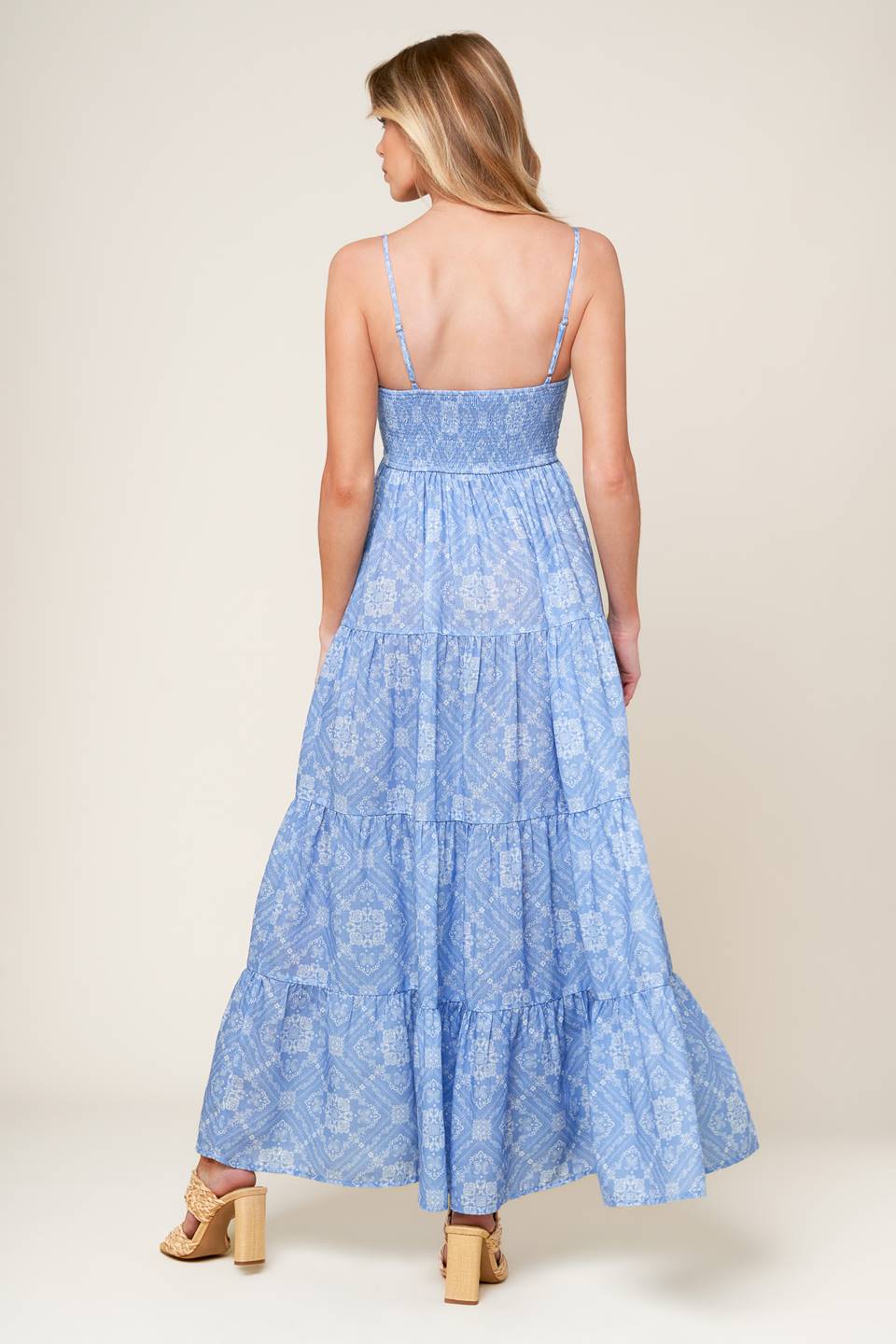 VESTIDO MAXI HAZY DAYS DE TECIDO