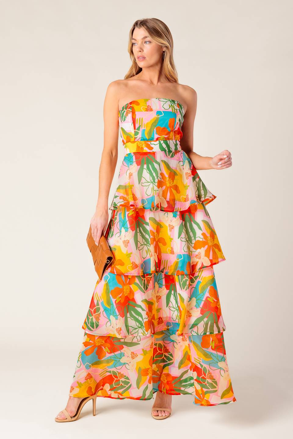 HALF PAST SUNSET WOVEN MAXI DRESS - MaraFormigone