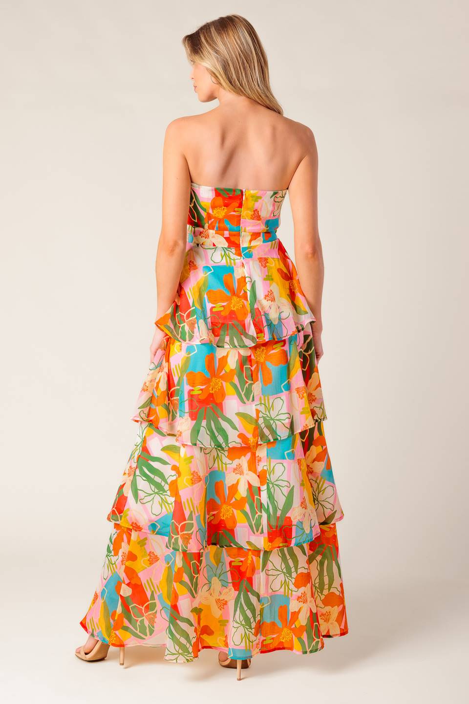 HALF PAST SUNSET WOVEN MAXI DRESS - MaraFormigone