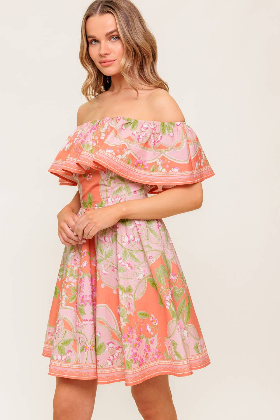 MINIVESTIDO TEJIDO DE CORAL SUSURRANTE