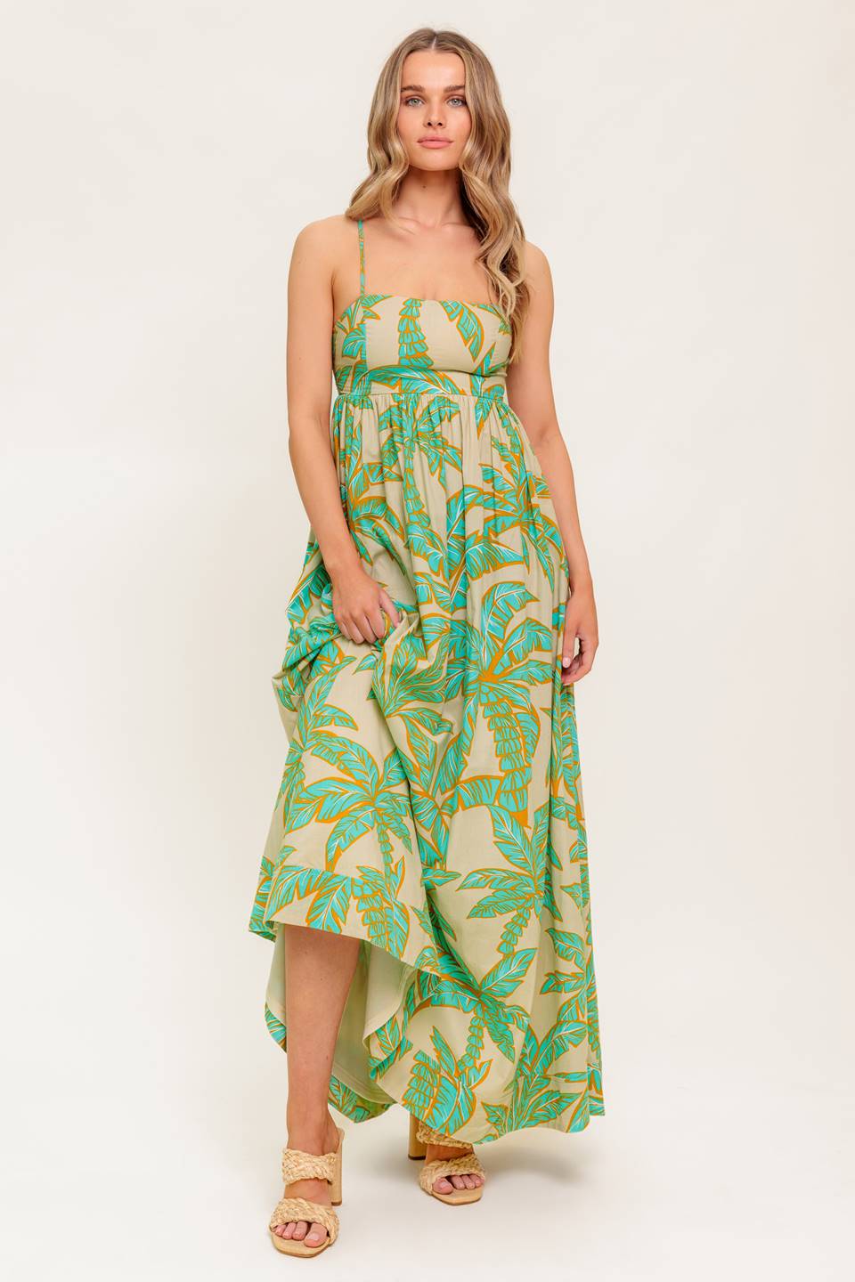 BLOSSOM SPELL WOVEN MAXI DRESS - MaraFormigone
