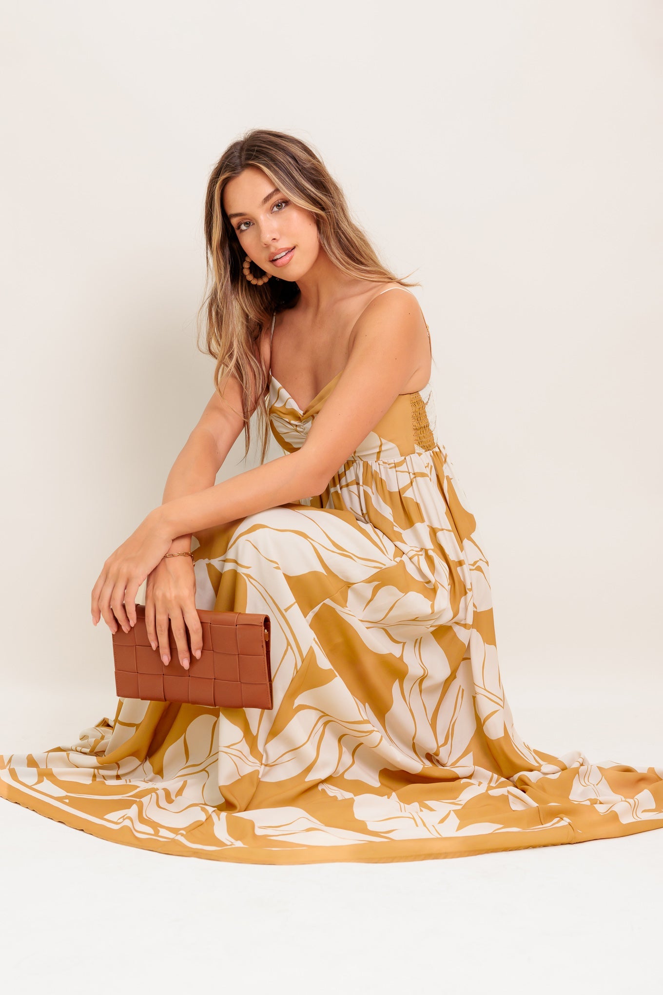 VESTIDO MAXI TEJIDO CORAZÓN DE HORANGEA