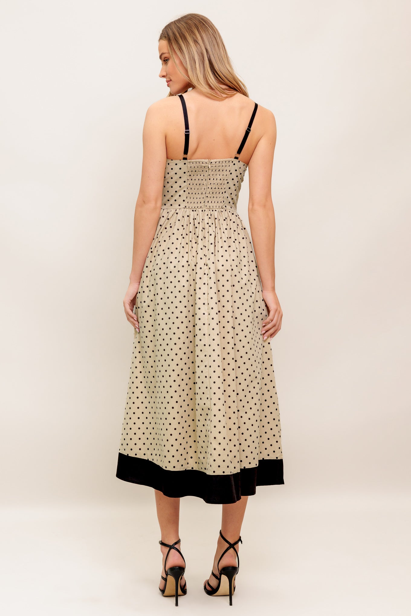 POLKA PASSION WOVEN MAXI DRESS - MaraFormigone