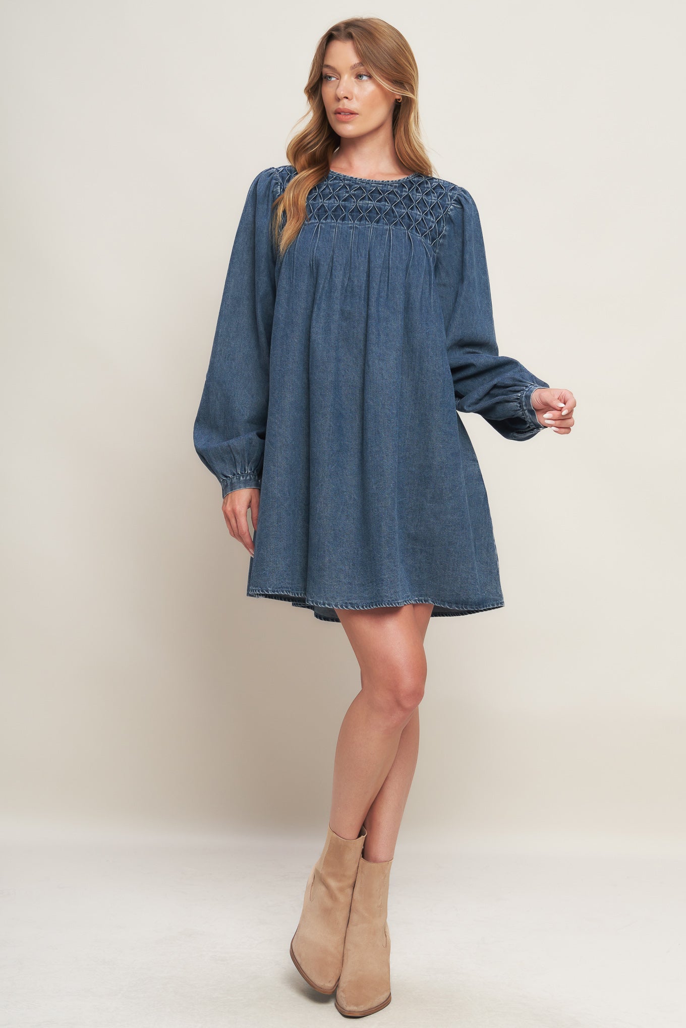 WEEKEND DENIM ICON MINI DRESS - MaraFormigone