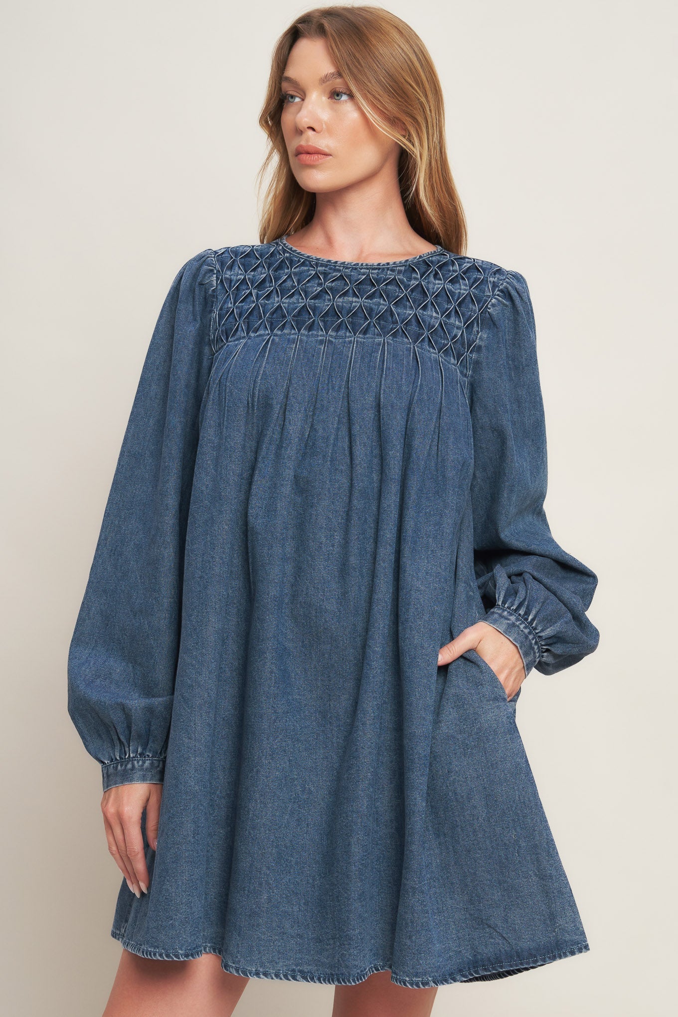 WEEKEND DENIM ICON MINI DRESS - MaraFormigone