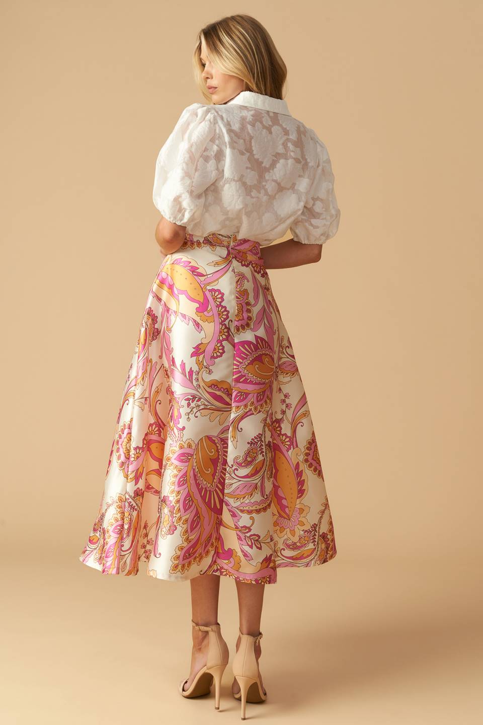 FALDA MIDI TEJIDA "EN LA SILENCIO"