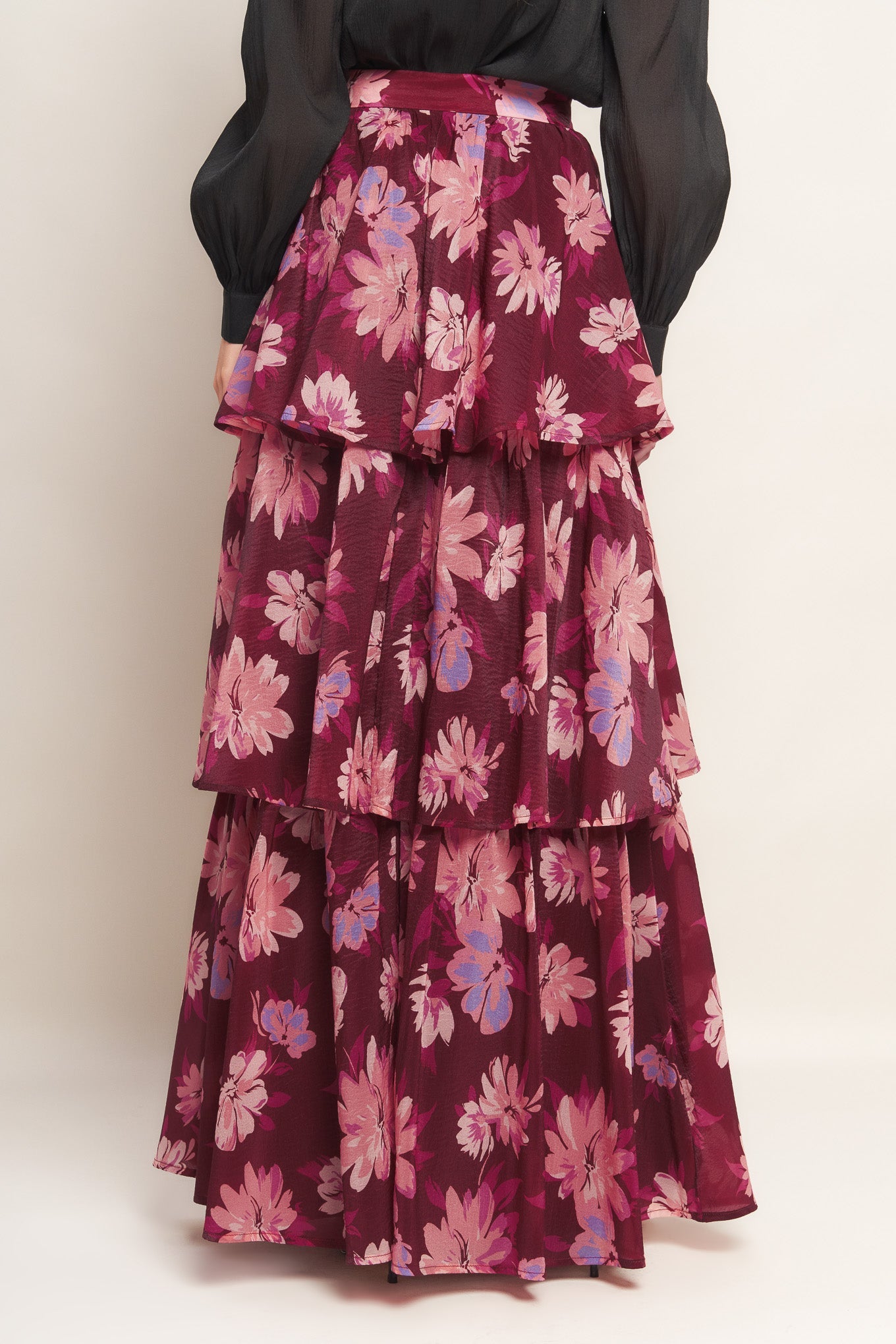 GARDEN ROMANCE WOVEN MAXI SKIRT - MaraFormigone