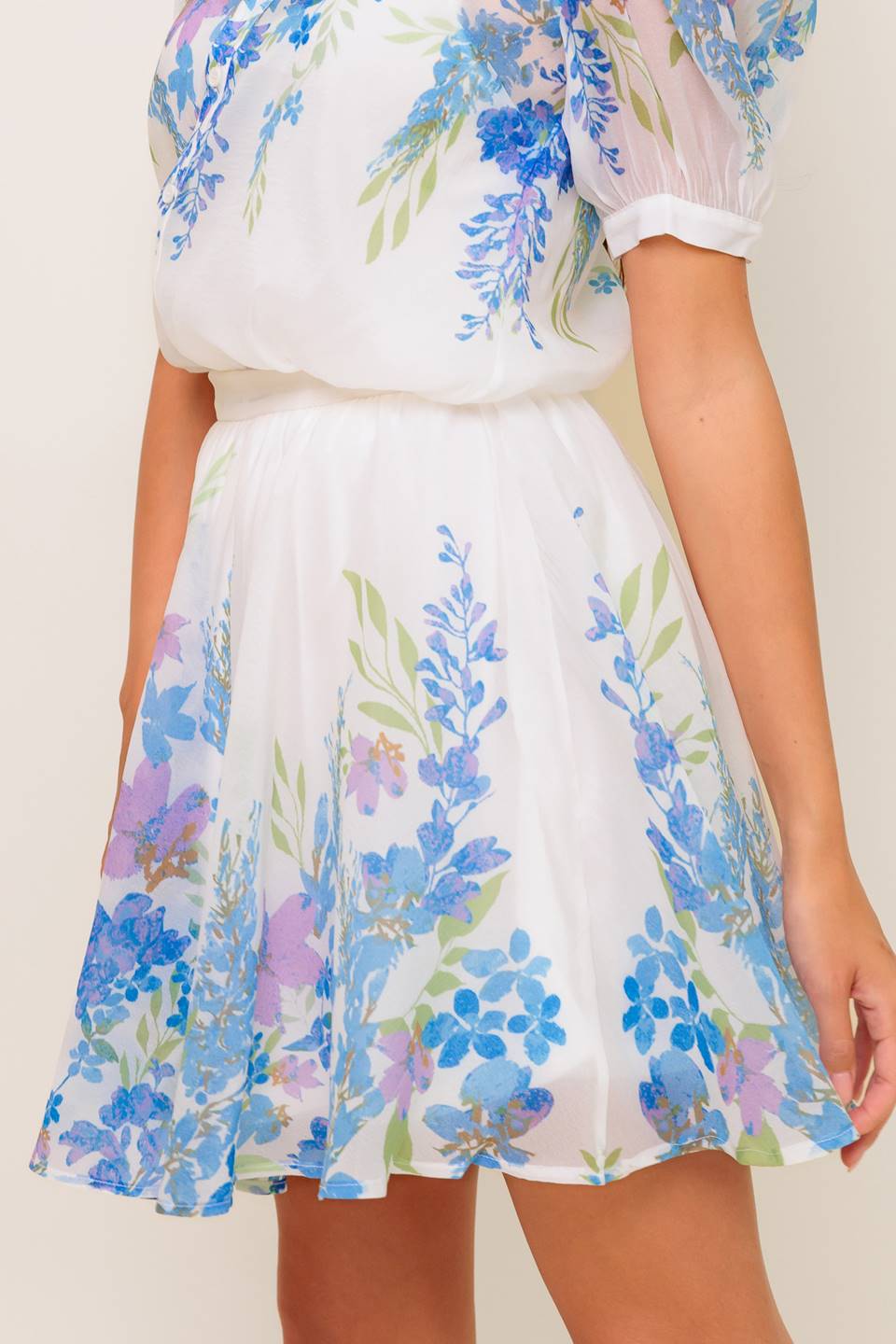 SUNSET SAIL WOVEN MINI FULL SKIRT - MaraFormigone