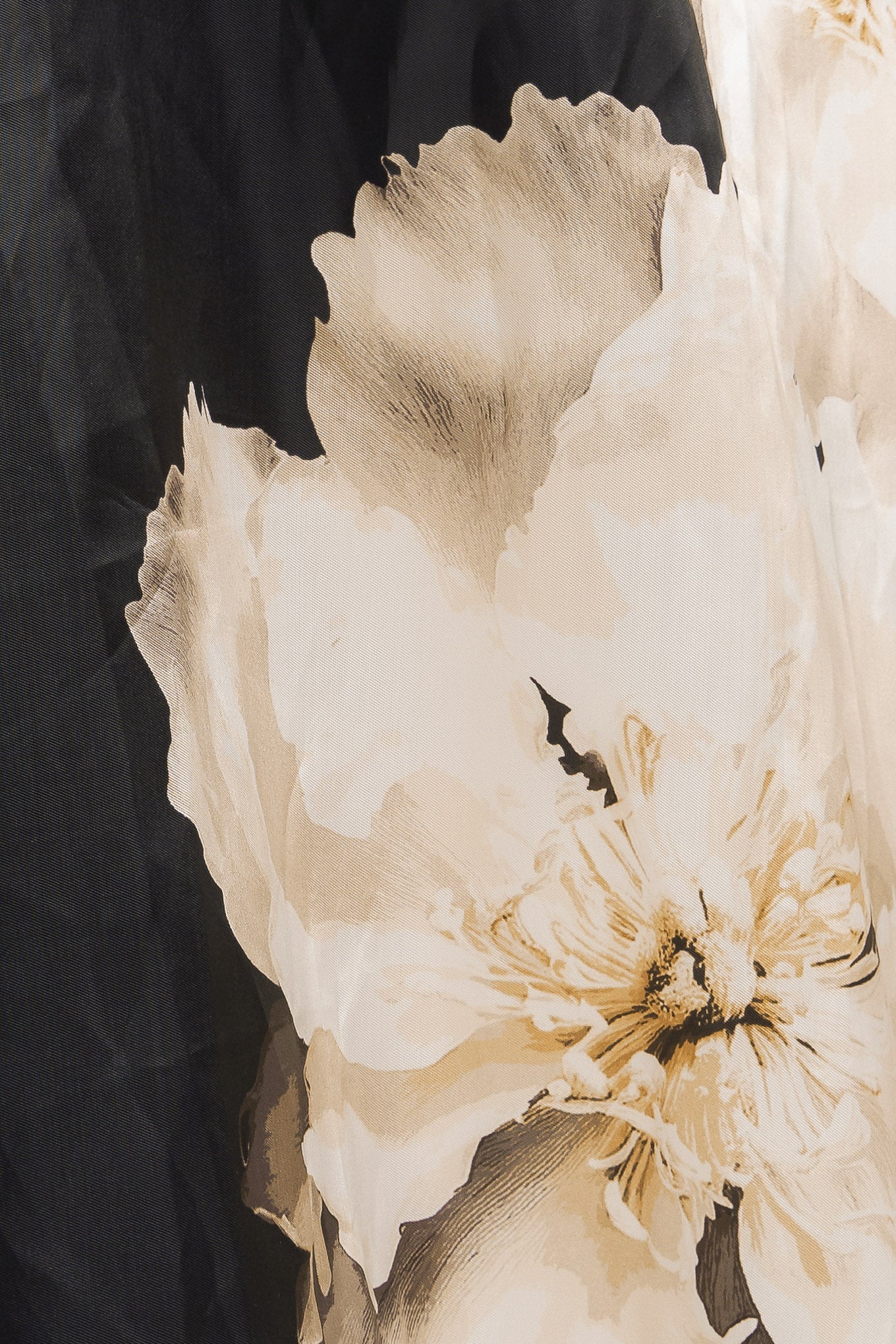 MIDNIGHT BLOOM BELTED WOVEN MAXI SKIRT - MaraFormigone