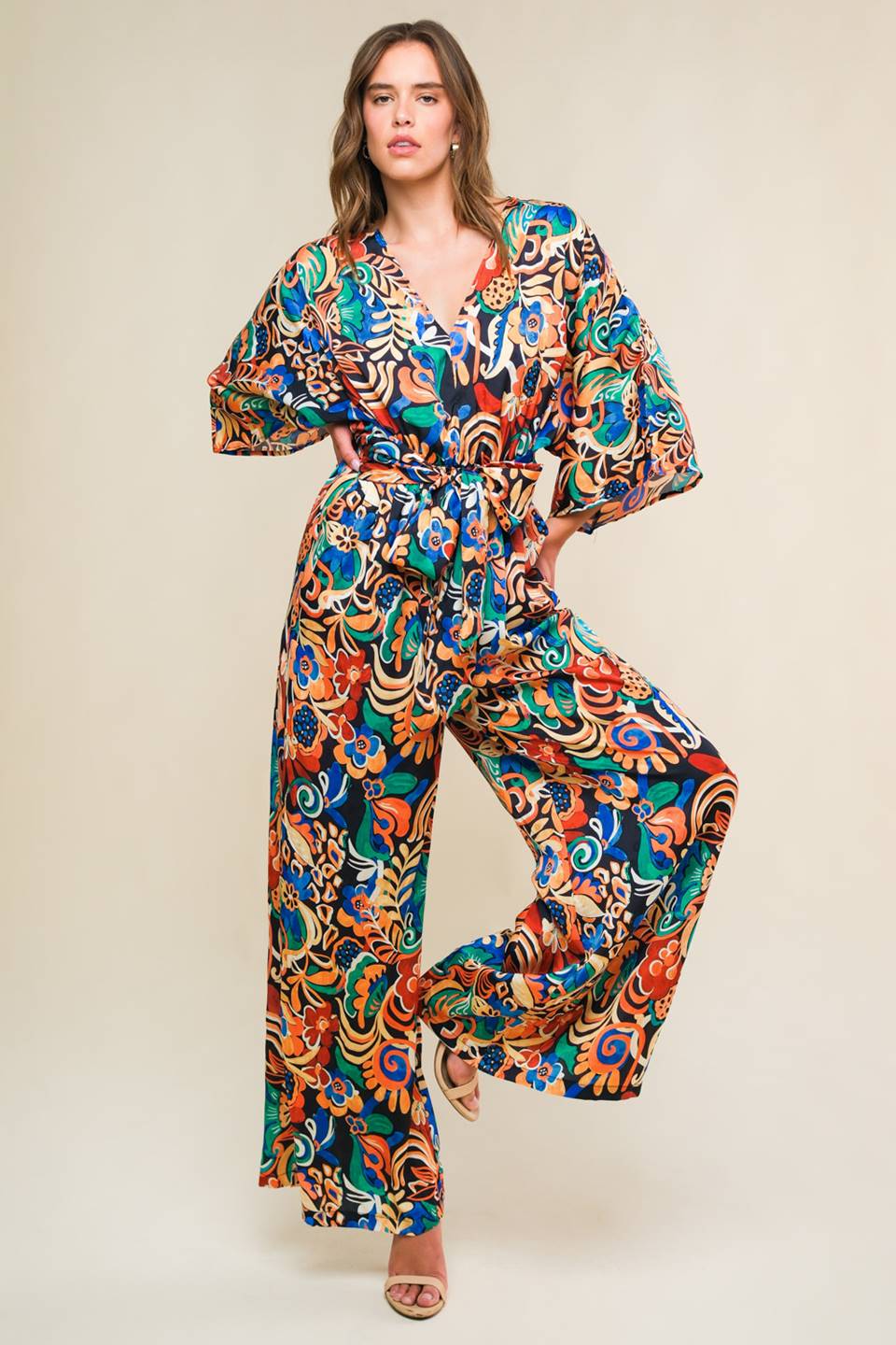 SKYLINE GRACE WOVEN JUMPSUIT - MaraFormigone