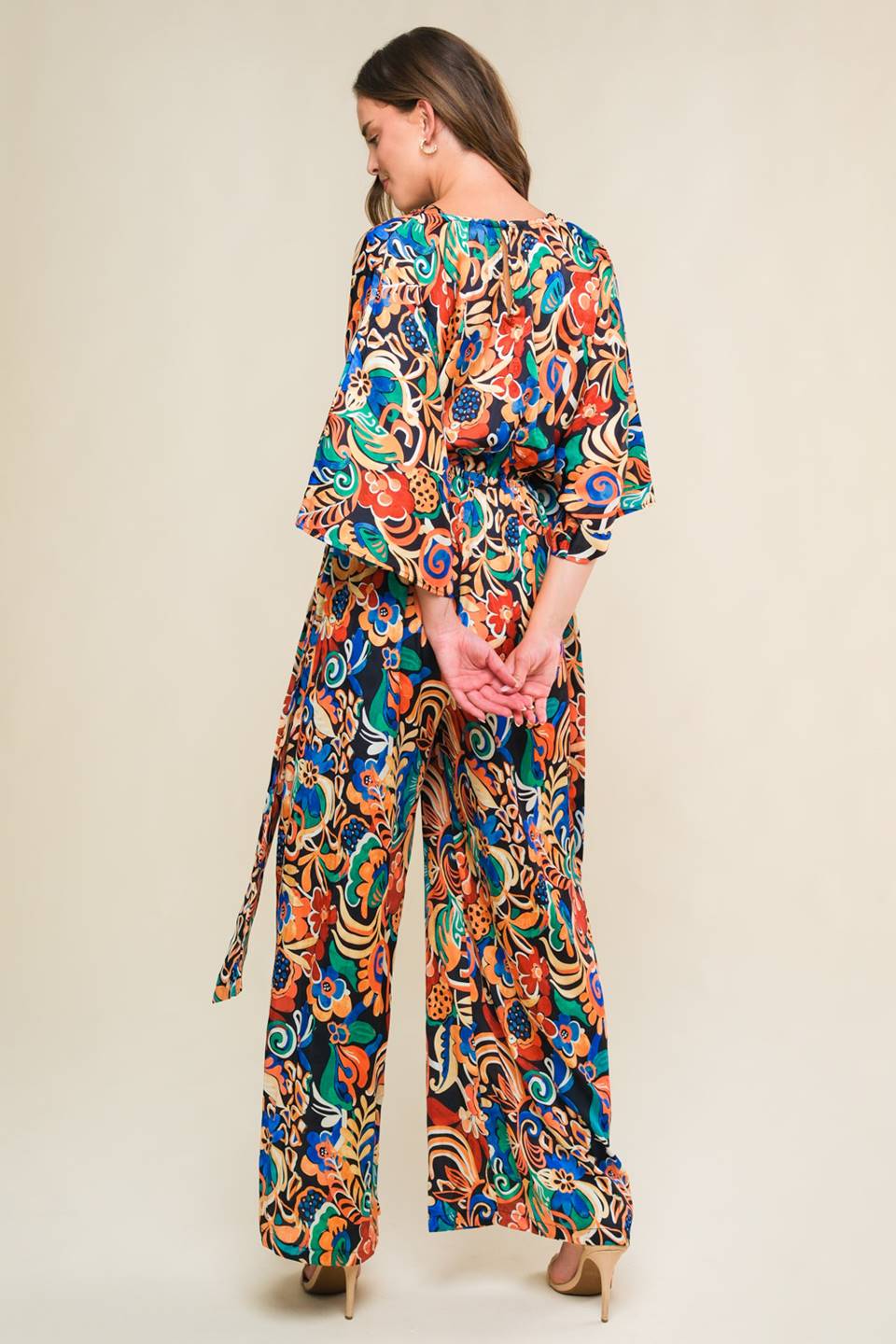 SKYLINE GRACE WOVEN JUMPSUIT - MaraFormigone