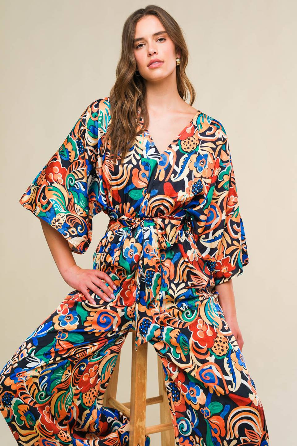 SKYLINE GRACE WOVEN JUMPSUIT - MaraFormigone