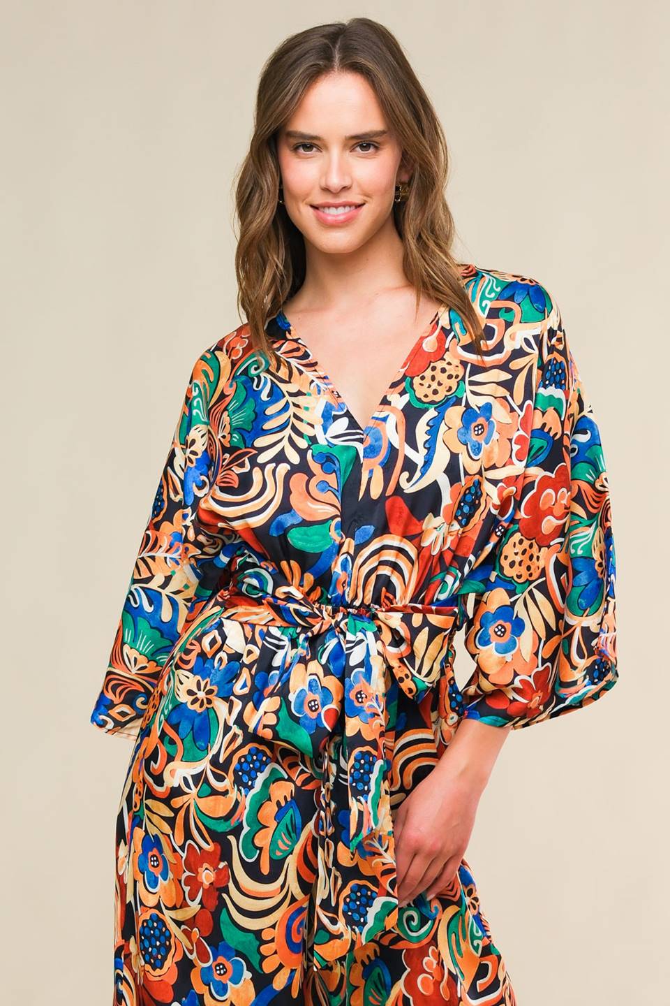 SKYLINE GRACE WOVEN JUMPSUIT - MaraFormigone