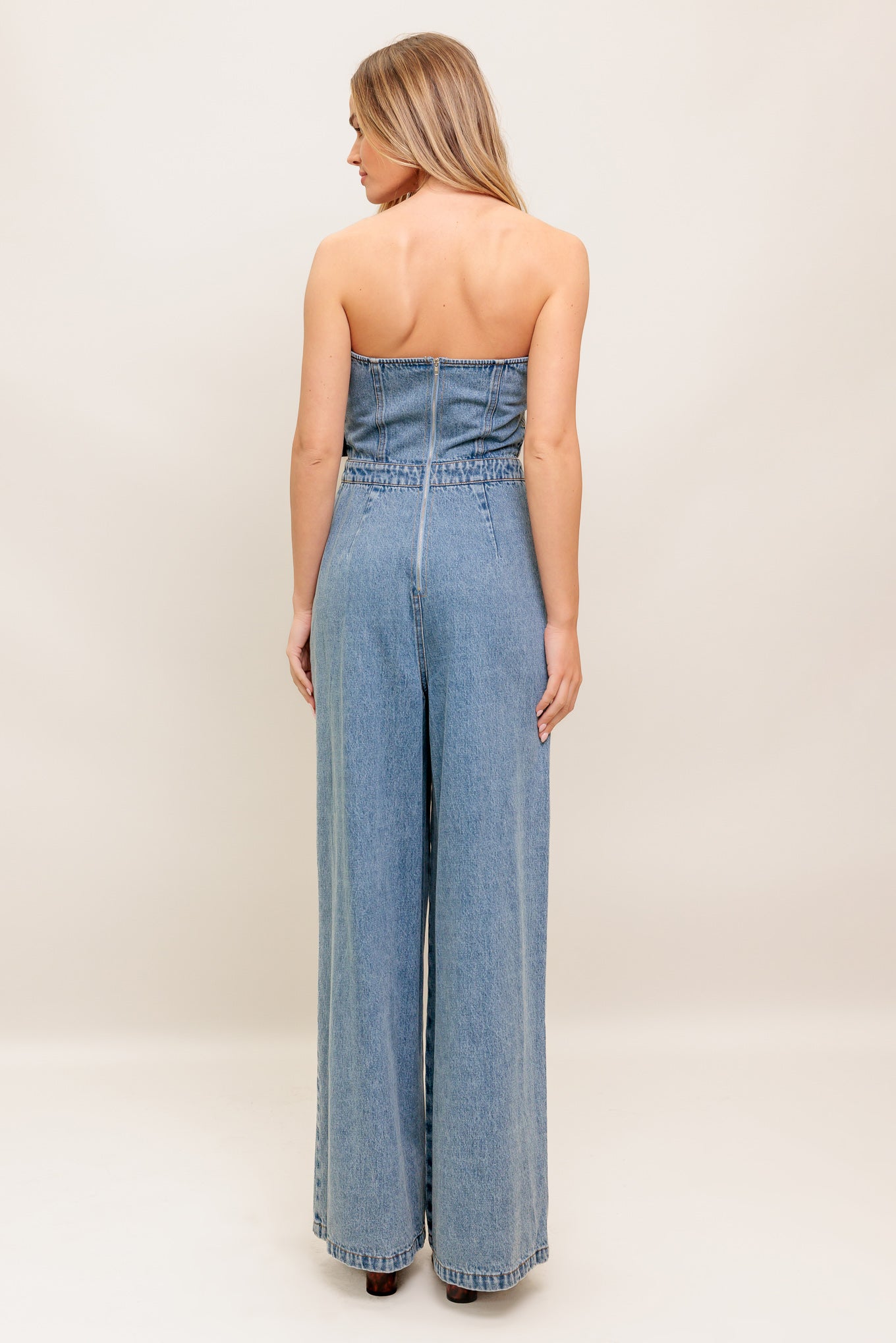 URBAN HARNESS DENIM JUMPSUIT - MaraFormigone