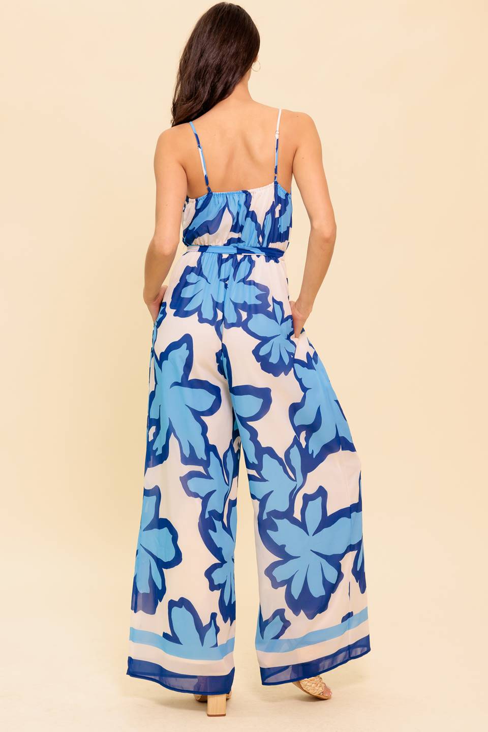 A NOVEL APPROACH NAVY WOVEN JUMPSUIT - MaraFormigone