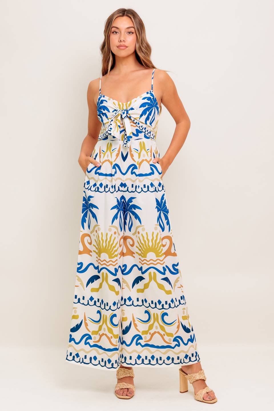 MONO TEJIDO AZUL MARFIL VACAY GLOW