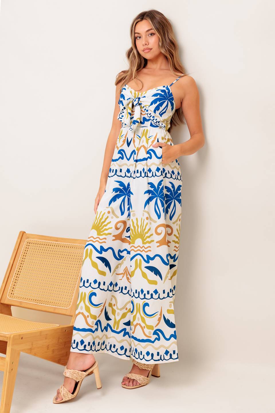 MONO TEJIDO AZUL MARFIL VACAY GLOW