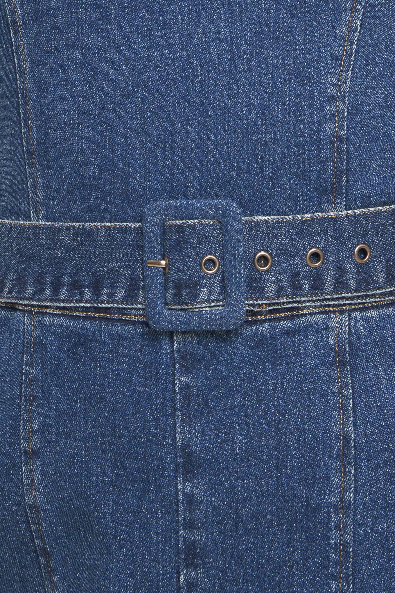 EXPERT SWEETNESS MEDIUM INDIGO DENIM JUMPSUIT - MaraFormigone