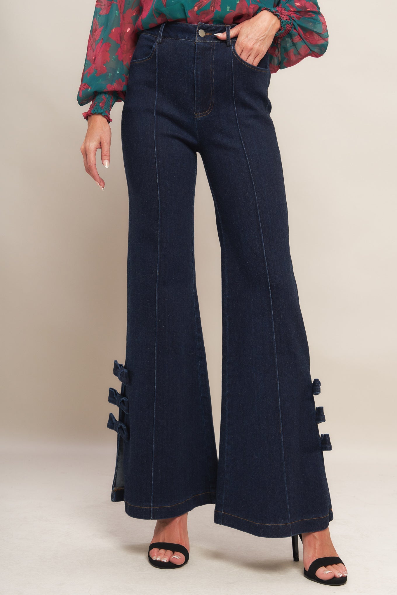 VINTAGE ICON DARK INDIGO DENIM PANTS - MaraFormigone