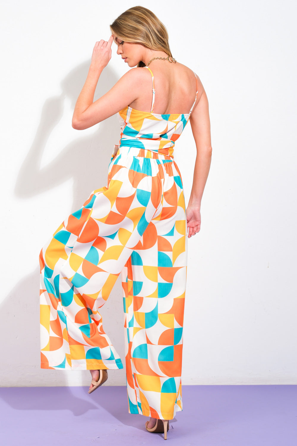 LUSH EASY ON THE EYES WOVEN TOP AND PANTS - MaraFormigone