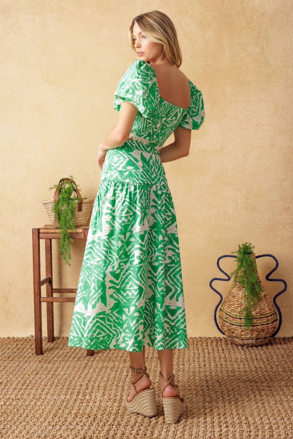 DESTINED FOR MORE WOVEN TOP AND SKIRT SET - MaraFormigone