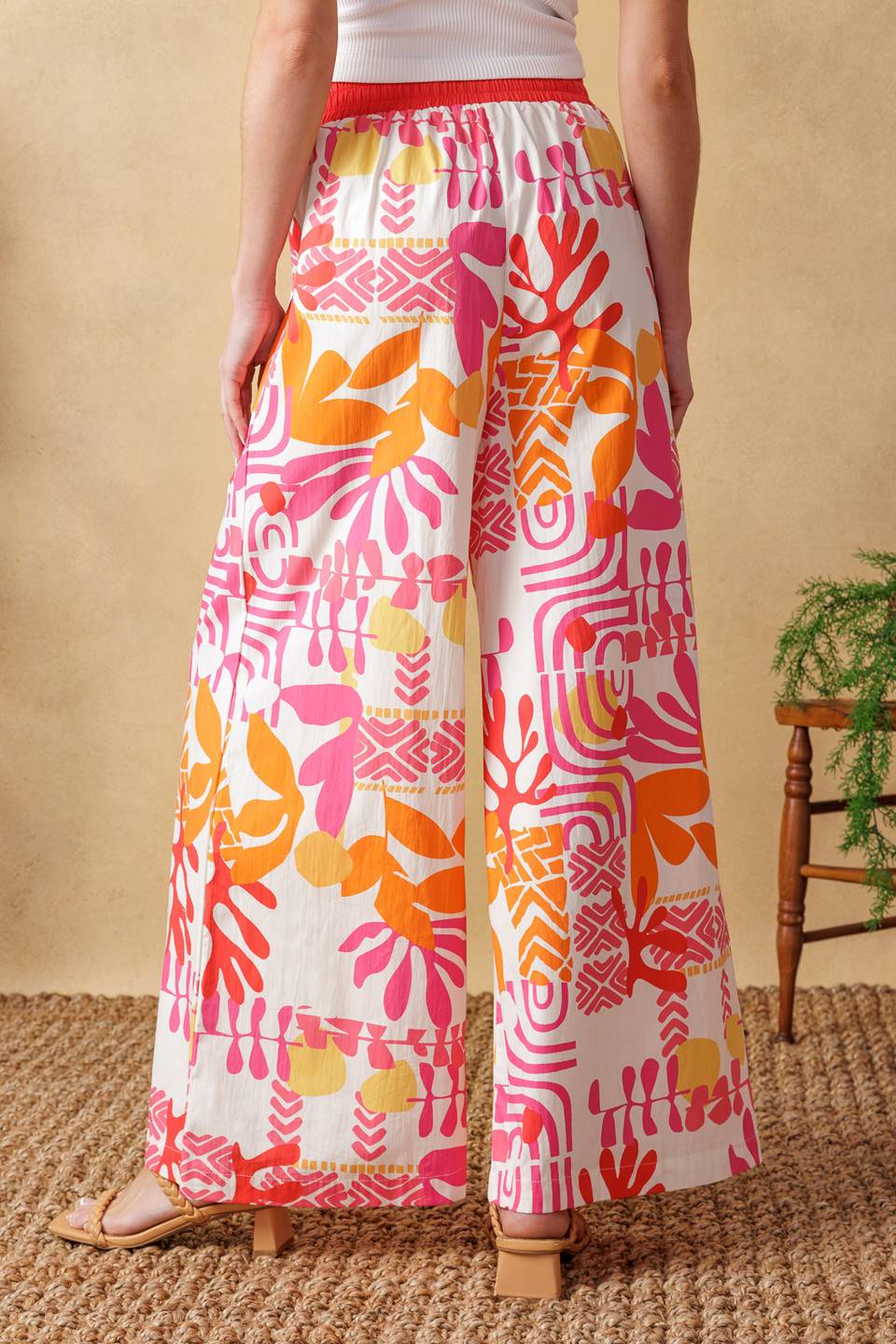 Conjunto de top y pantalón tejido Over You Again