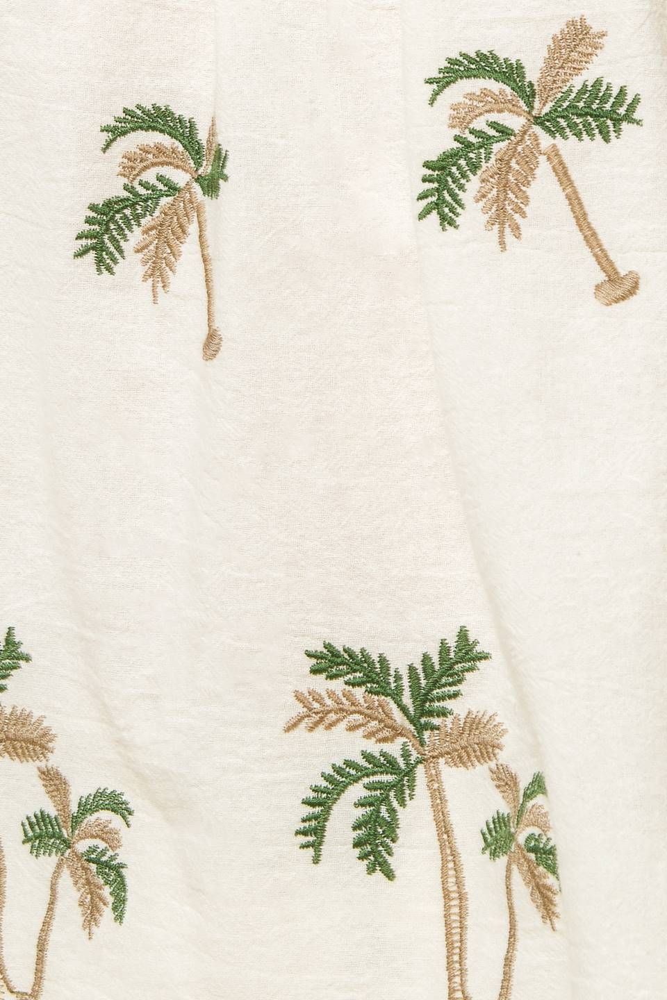 Conjunto de blusa e calça em tecido marfim TERRIFIC TIMING