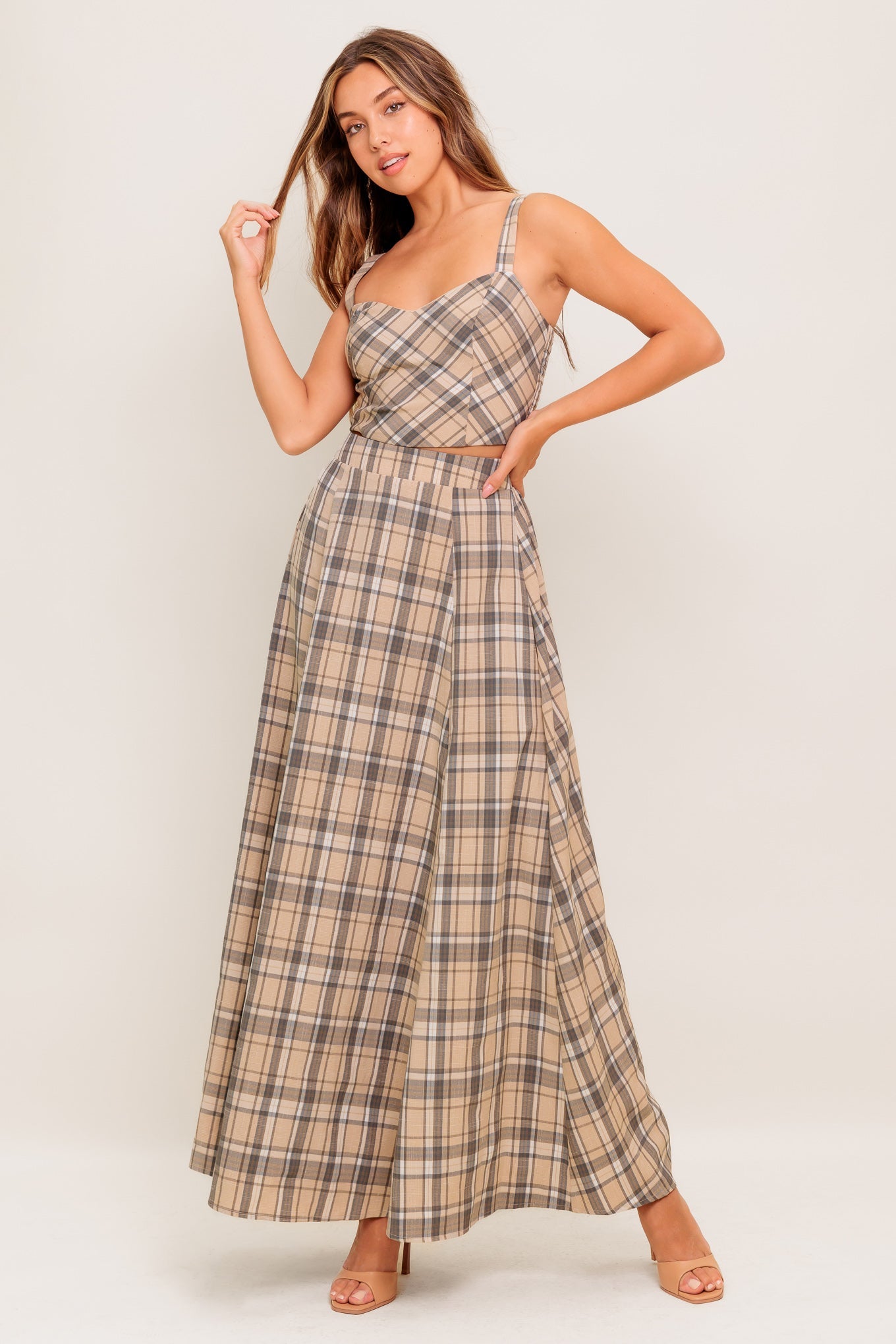 Conjunto de blusa y falda tejidas Heritage Charm