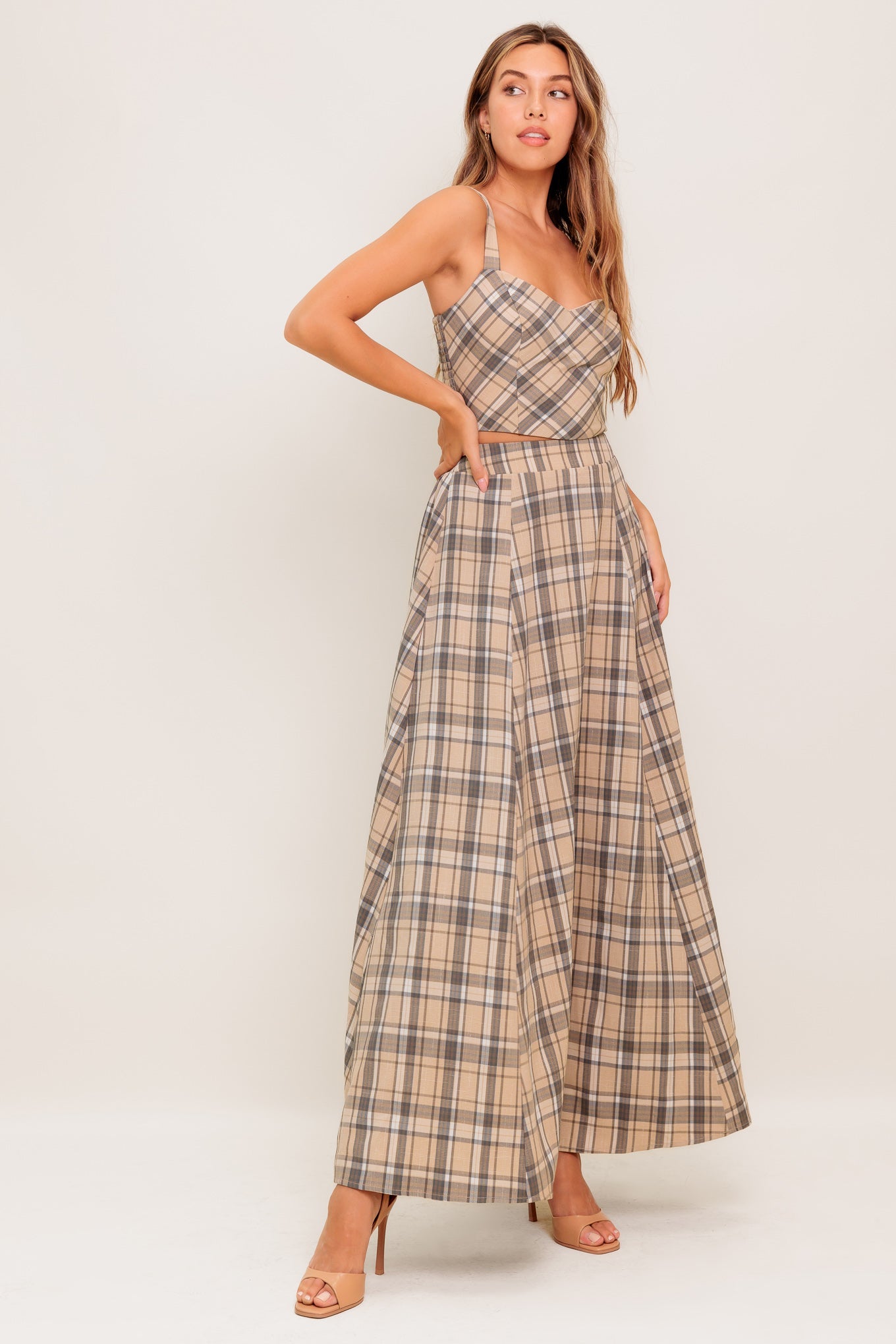 Conjunto de blusa y falda tejidas Heritage Charm