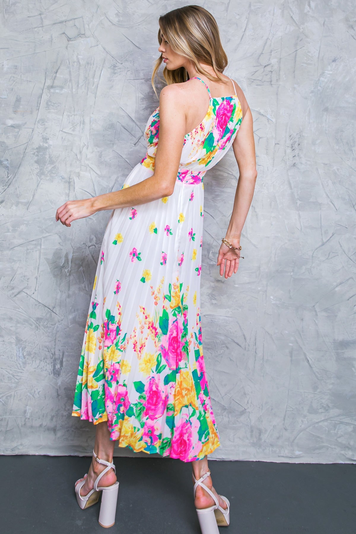 ALBERGO STELLA WOVEN MIDI DRESS - MaraFormigone