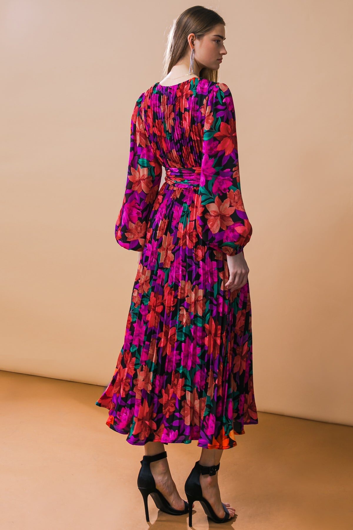 OUR BEAUTIFUL LOVE WOVEN MIDI DRESS - MaraFormigone