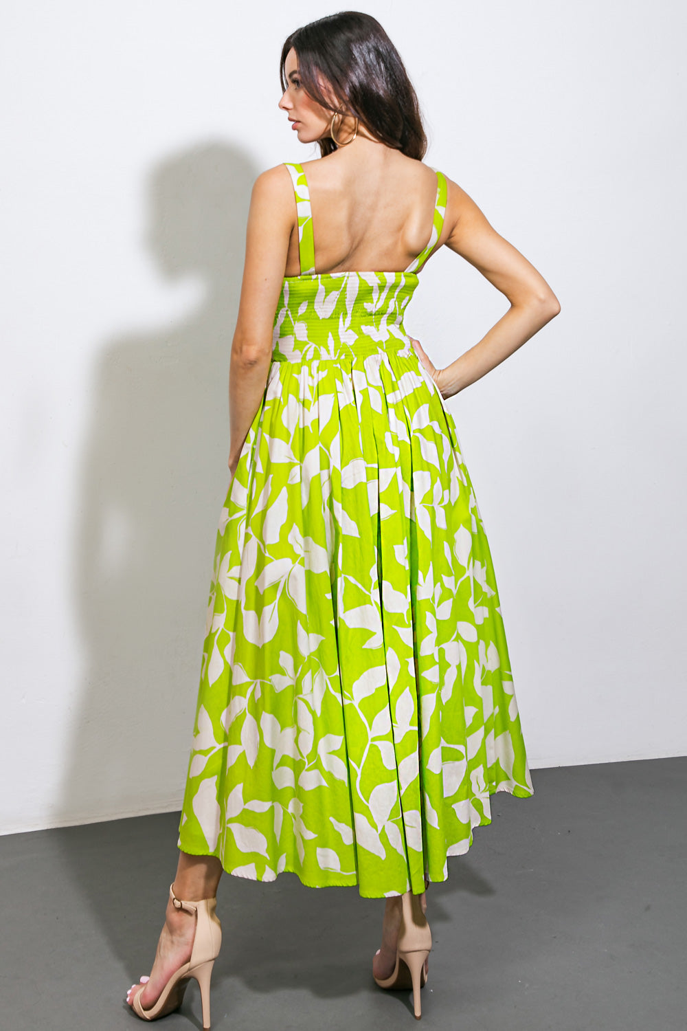 A PASSIONATE HEART WOVEN MIDI DRESS - MaraFormigone