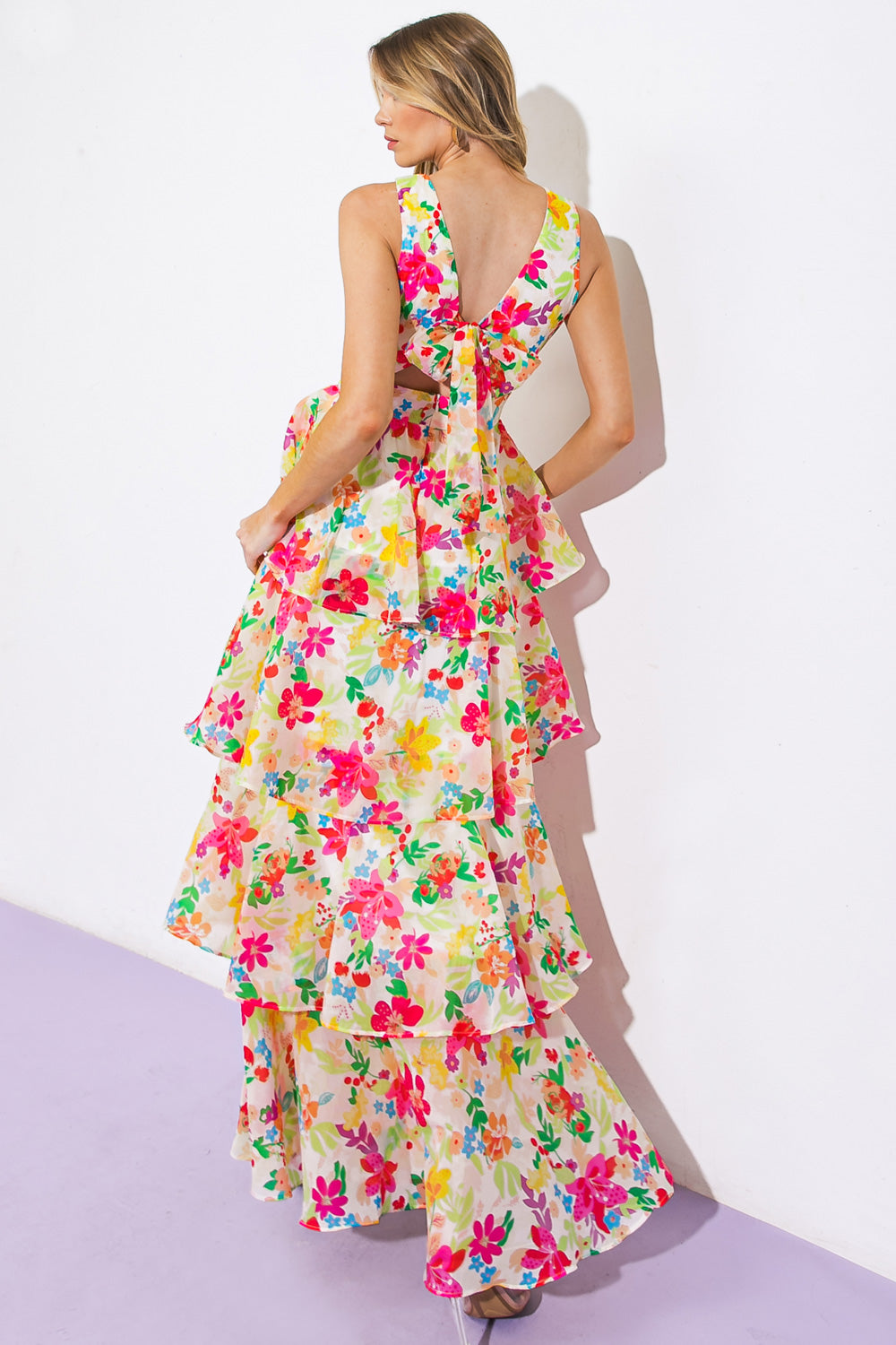 DEL REY HIGH RISE WOVEN MAXI DRESS - MaraFormigone