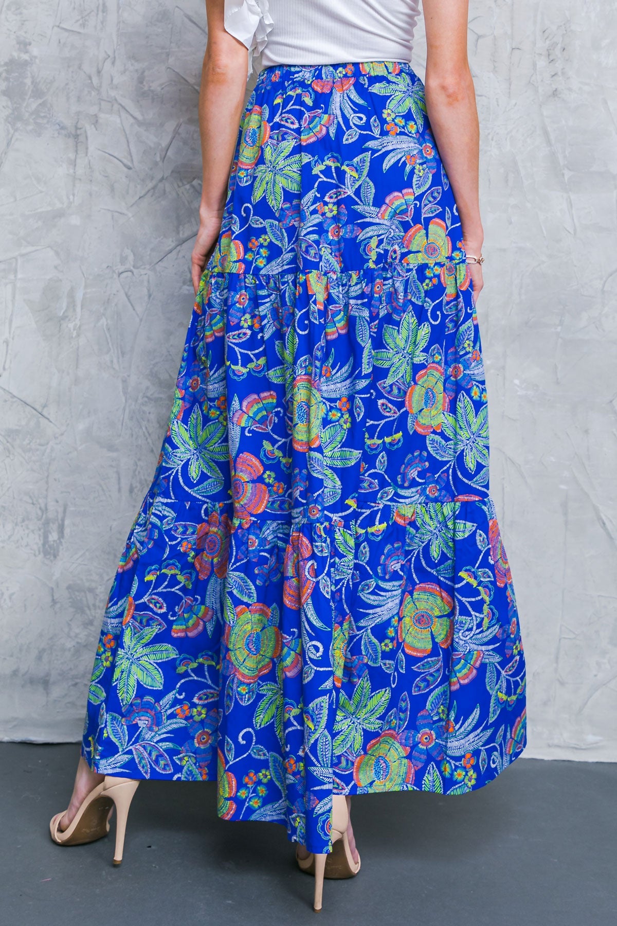 NO MATTER WHERE I GO WOVEN SKIRT - MaraFormigone