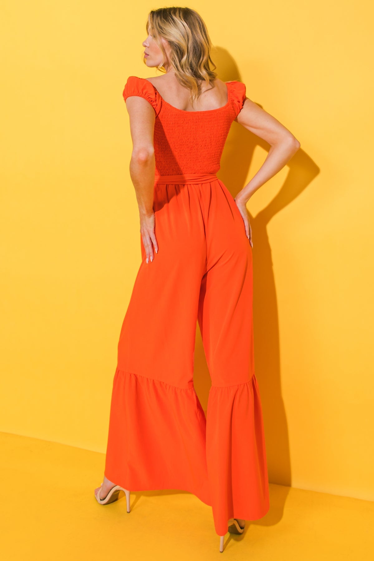 SMILE AFTERNOON IN WOVEN JUMPSUIT - MaraFormigone