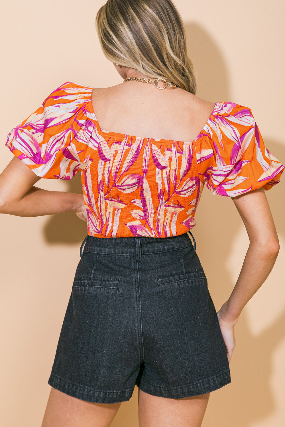 A WORLD OF GOOD WOVEN CROP TOP - MaraFormigone