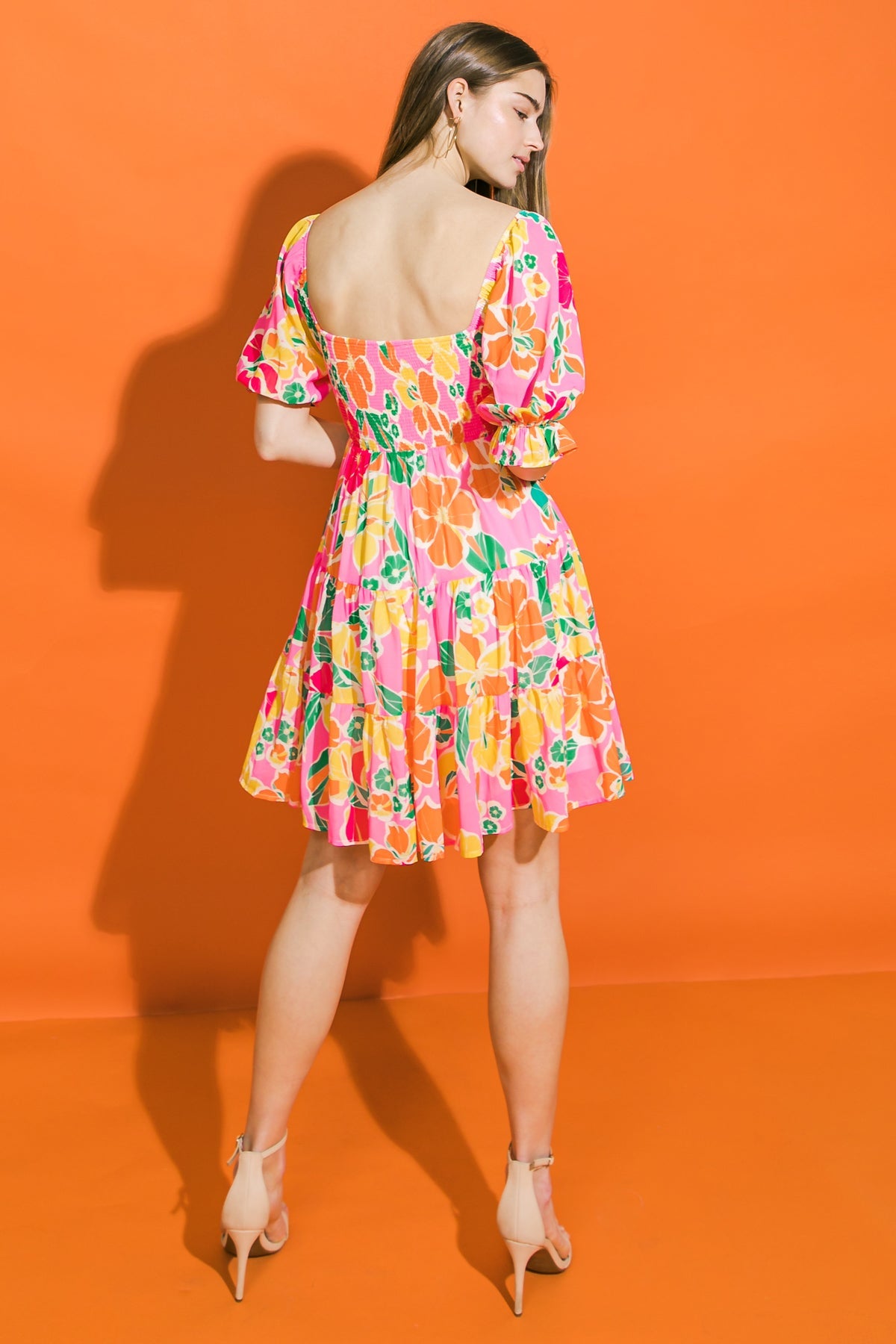 VESTIDO MINI ROSA MUITO MODERNO