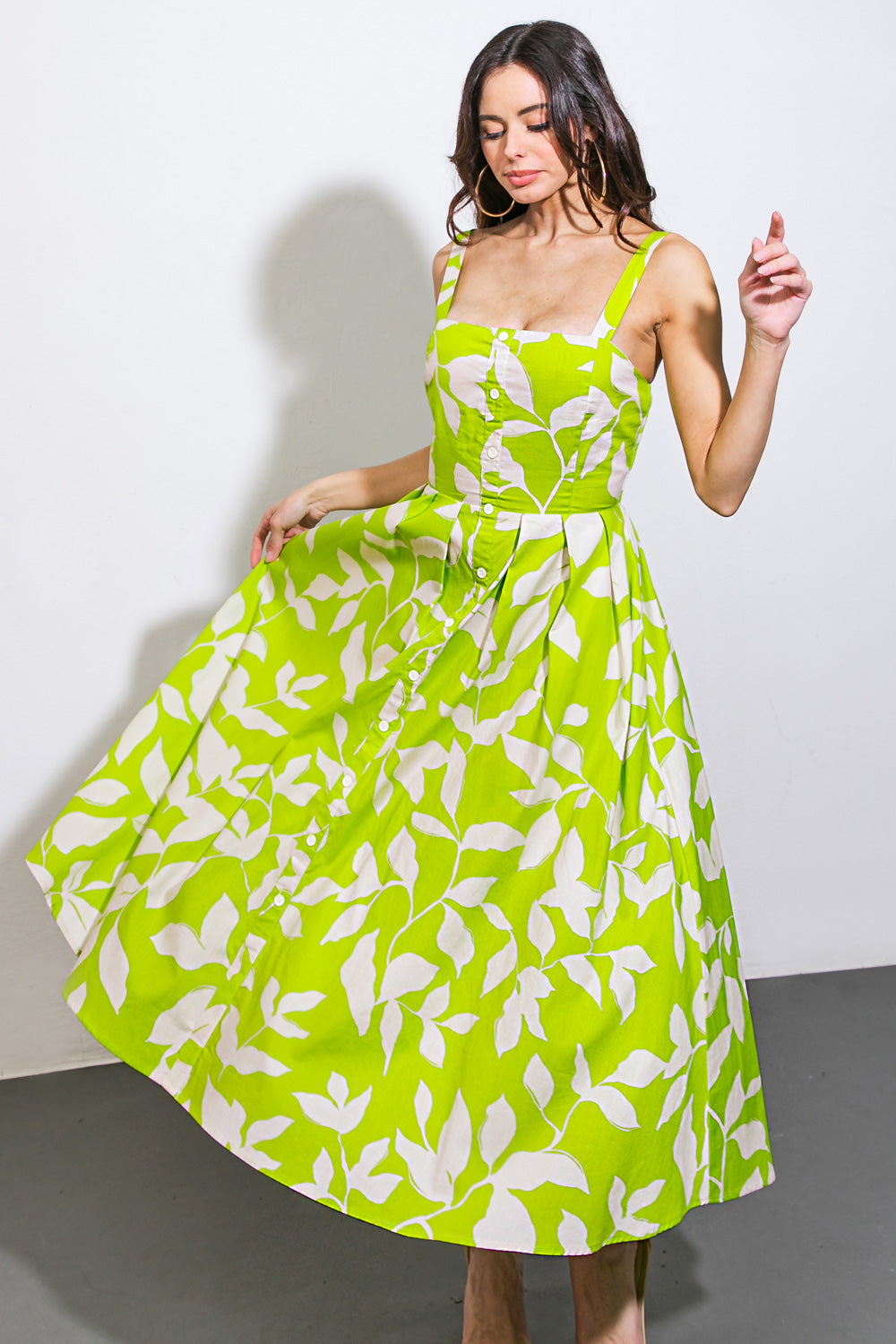 A PASSIONATE HEART WOVEN MIDI DRESS - MaraFormigone