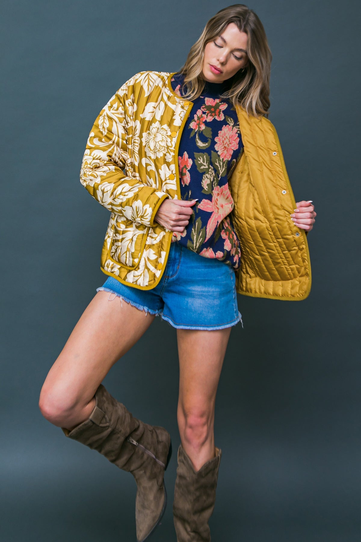 CHAQUETA ACOLCHADA TEJIDA TOTALMENTE CONVENCIDA