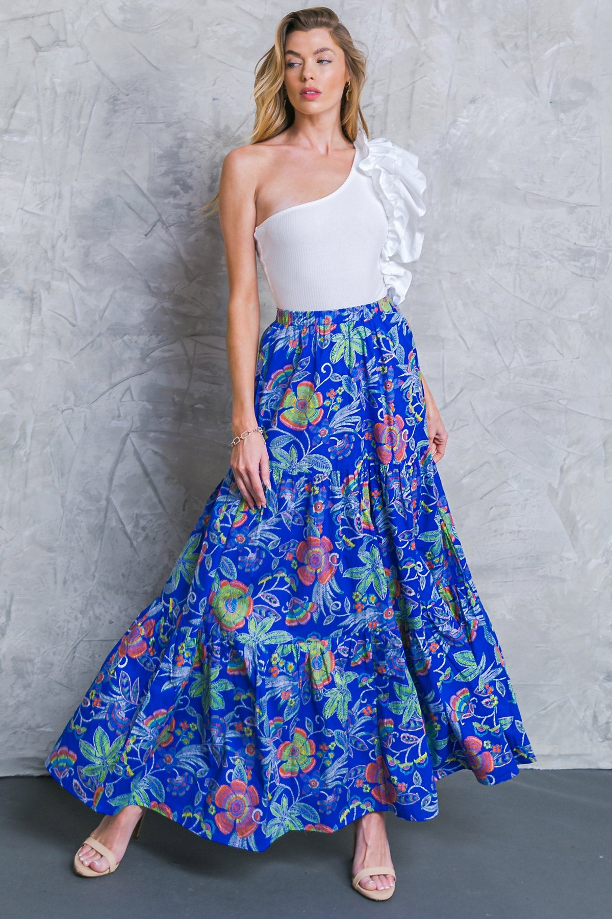 NO MATTER WHERE I GO WOVEN SKIRT - MaraFormigone