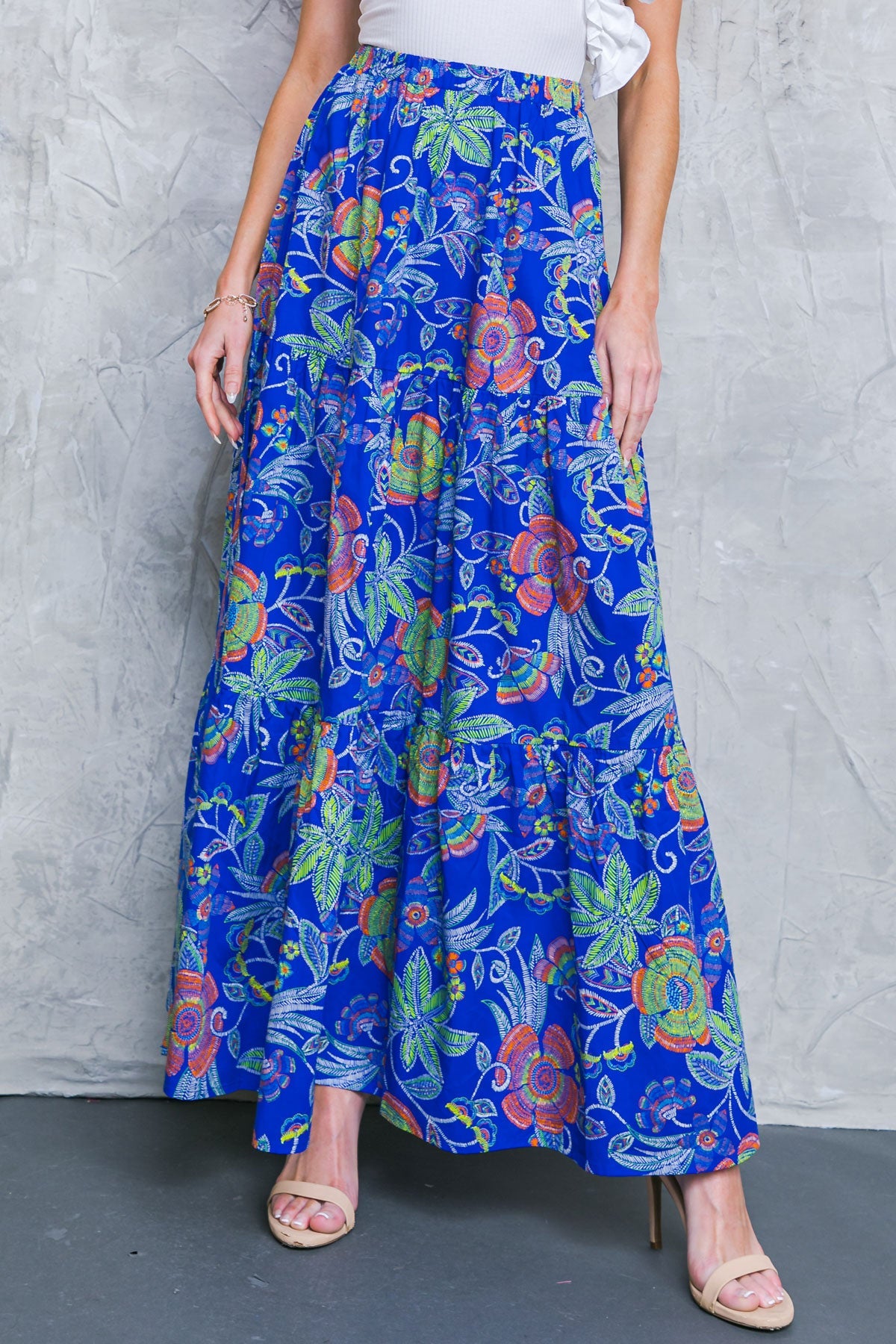 NO MATTER WHERE I GO WOVEN SKIRT - MaraFormigone